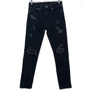 American Eagle Cozy AirFlex Distressed Athletic Jeans 29 x 32